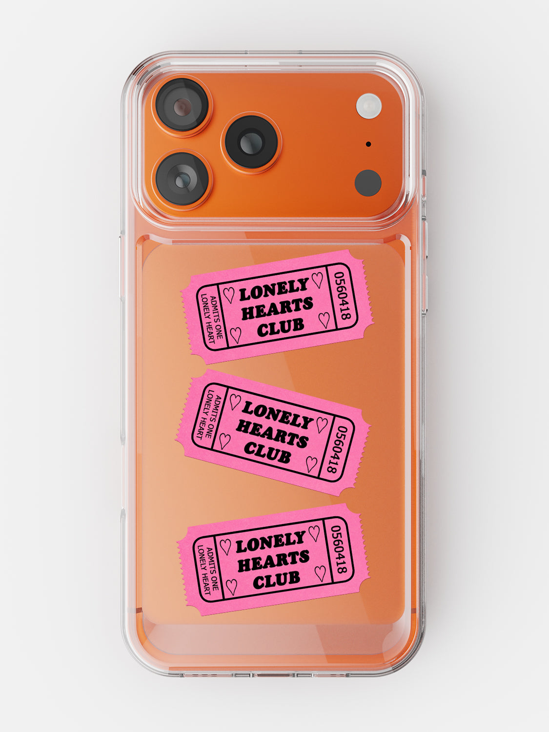 Lonely Hearts Club Clear Case - iPhone 17 Pro
