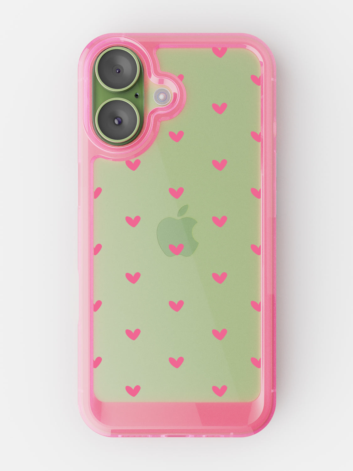 Little Pink Hearts Clear Case - iPhone 17 (Pink)