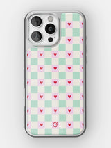 Heart Check Glossy Printed Case - iPhone 15 Pro