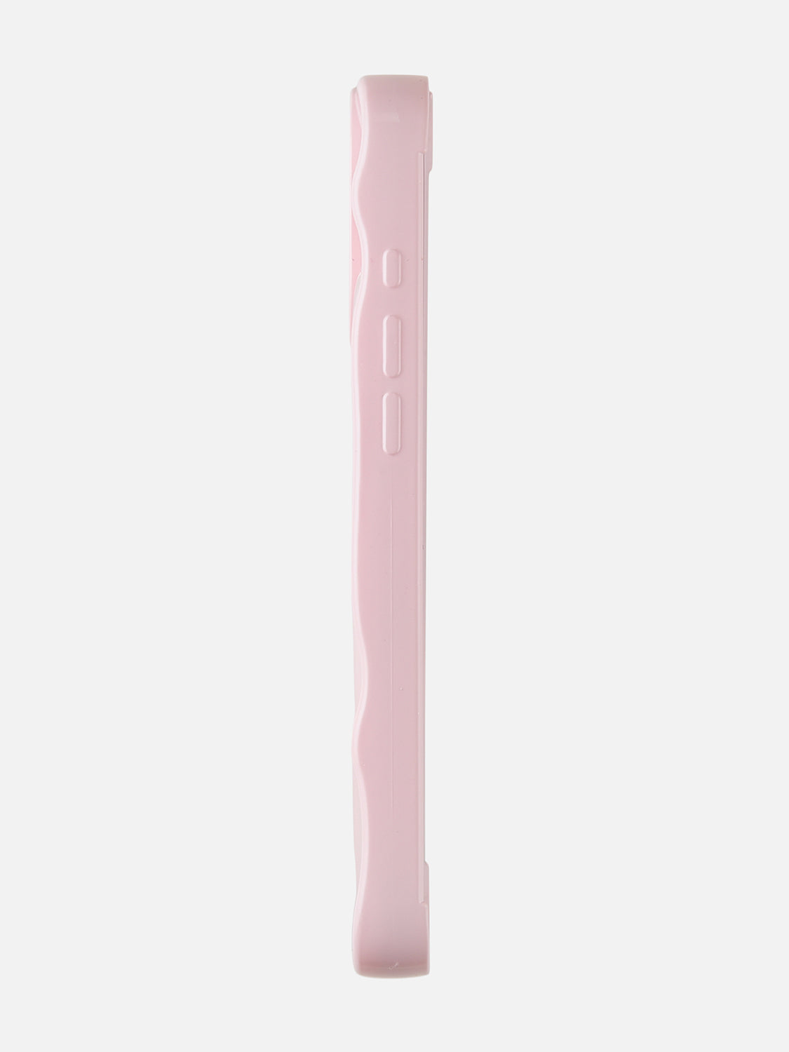 3D Heart Ripple Flexible Case - iPhone 16 (Pink)