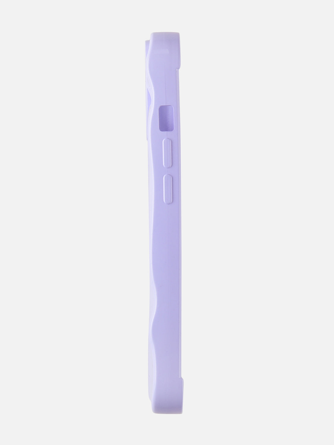 3D Heart Ripple Flexible Case - iPhone 15 (Lilac)