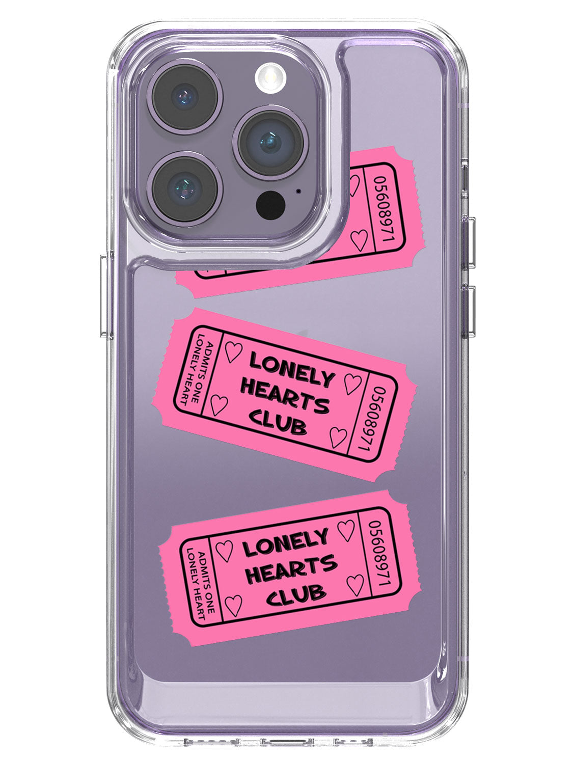 Lonely Hearts Club Clear Case - iPhone 14 Pro