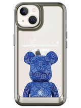 Bearbricks Case - iPhone 13 (Blue)
