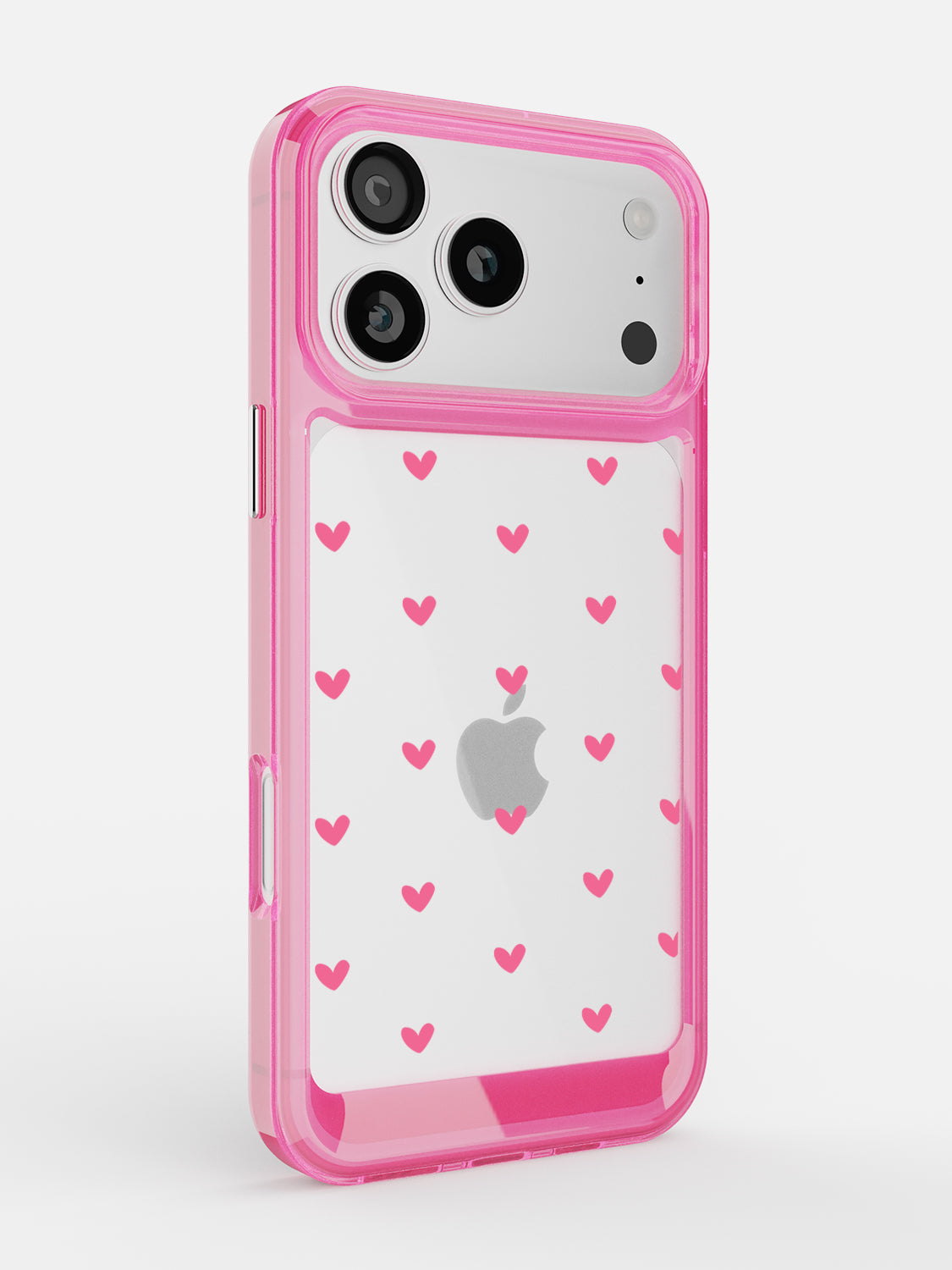 Little Pink Hearts Clear Case - iPhone 17 Pro Max (Pink)