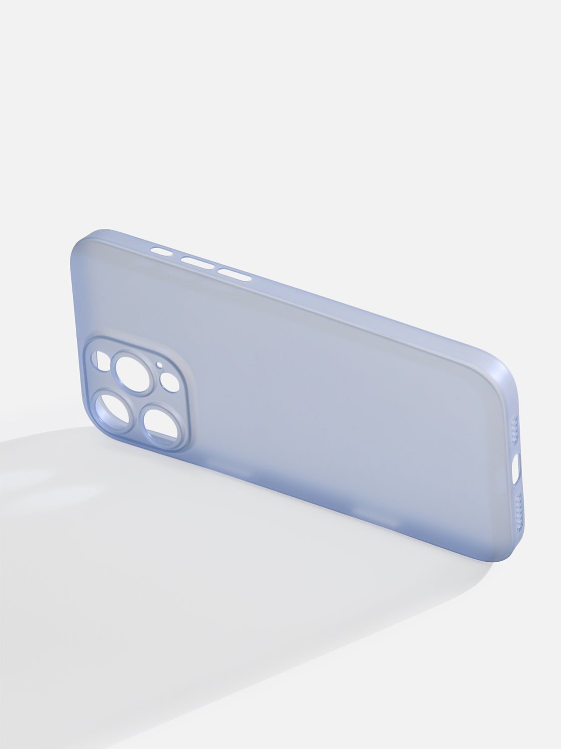 Ultra Thin Matte Clear Case - iPhone 16 Pro Max (Blue)