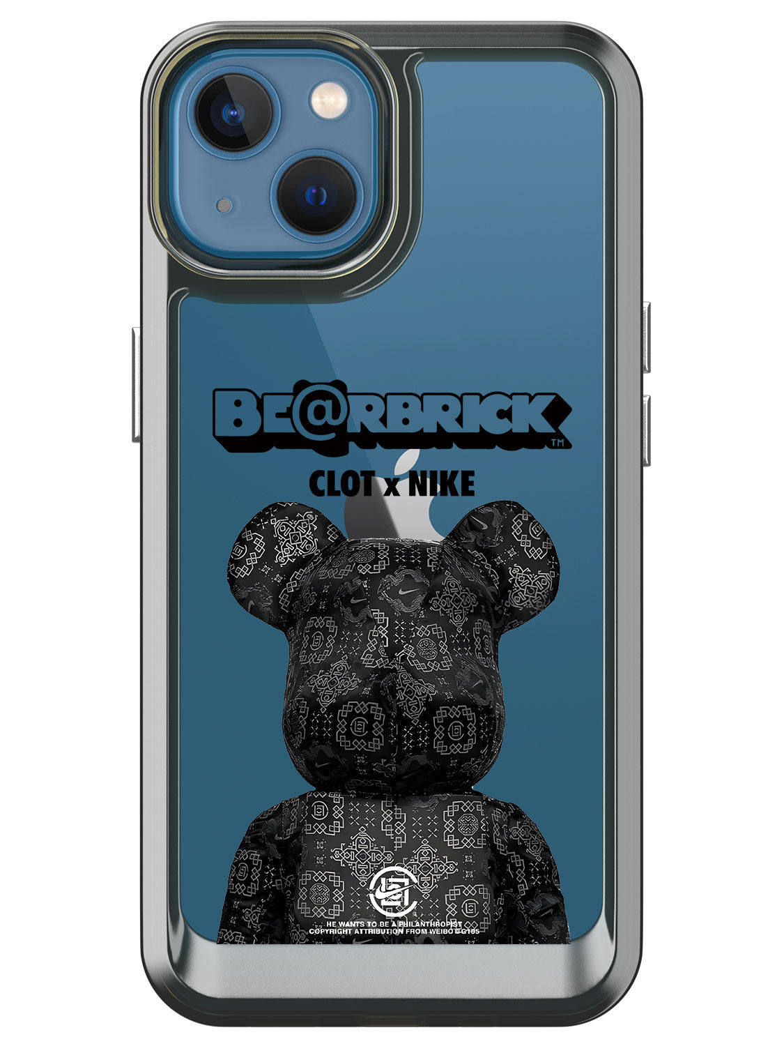 Bearbricks Case - iPhone 13 (Black)