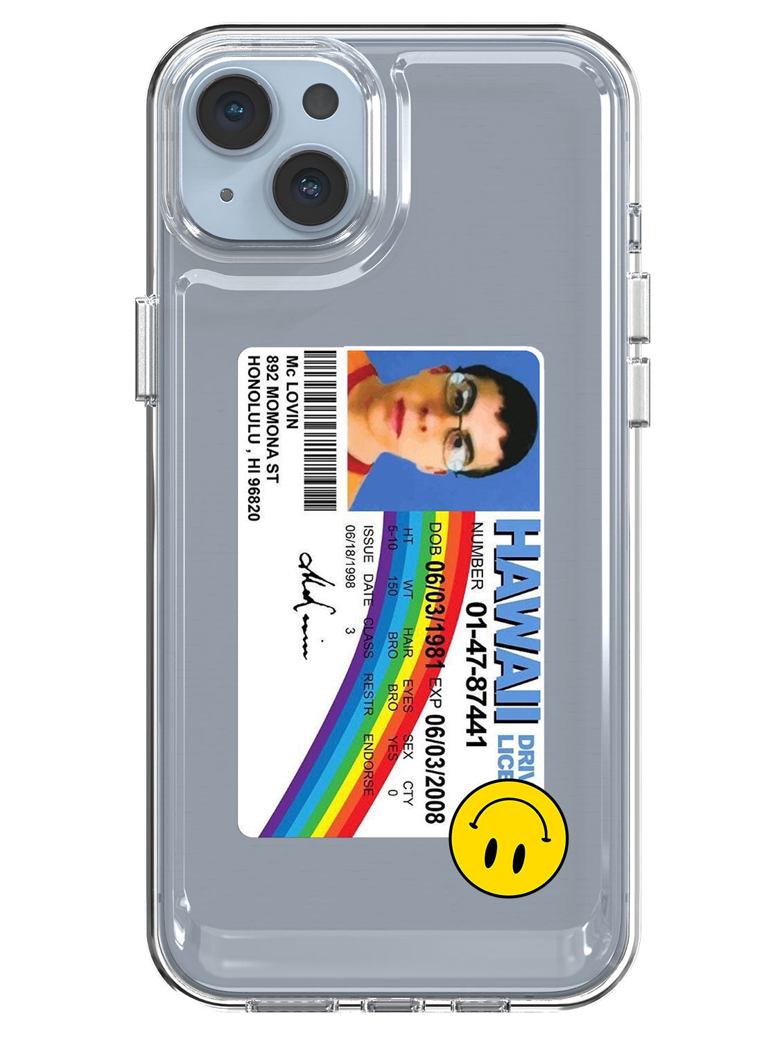 McLovin Clear Case - iPhone 14 Plus