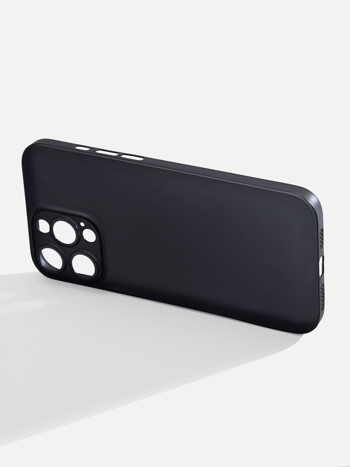 Ultra Thin Matte Clear Case - iPhone 13 (Black)