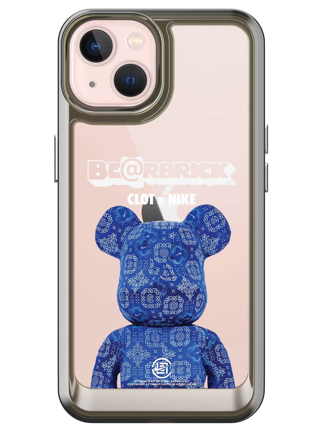 Bearbricks Case - iPhone 13 (Blue)