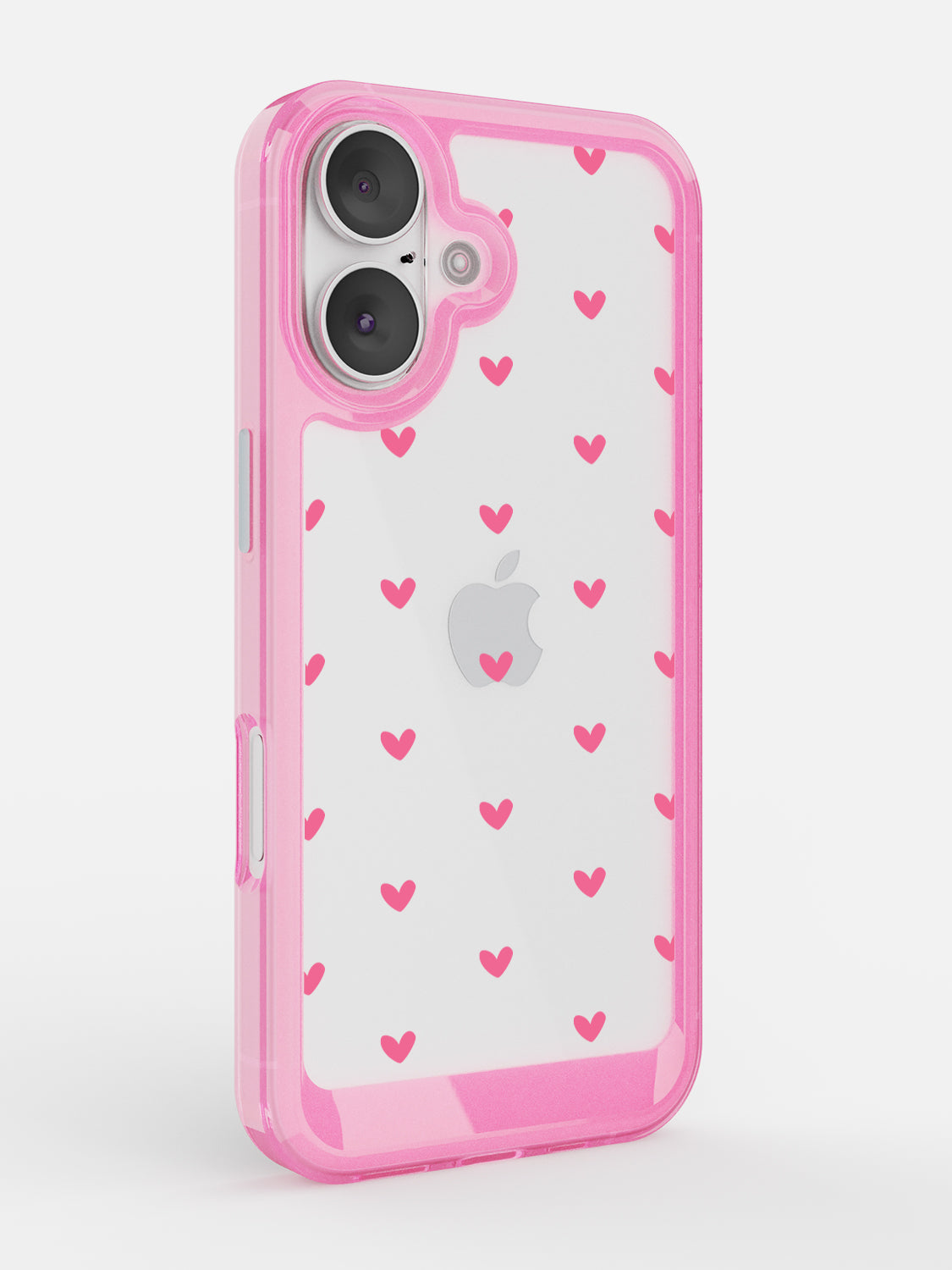 Little Pink Hearts Clear Case - iPhone 17 (Pink)
