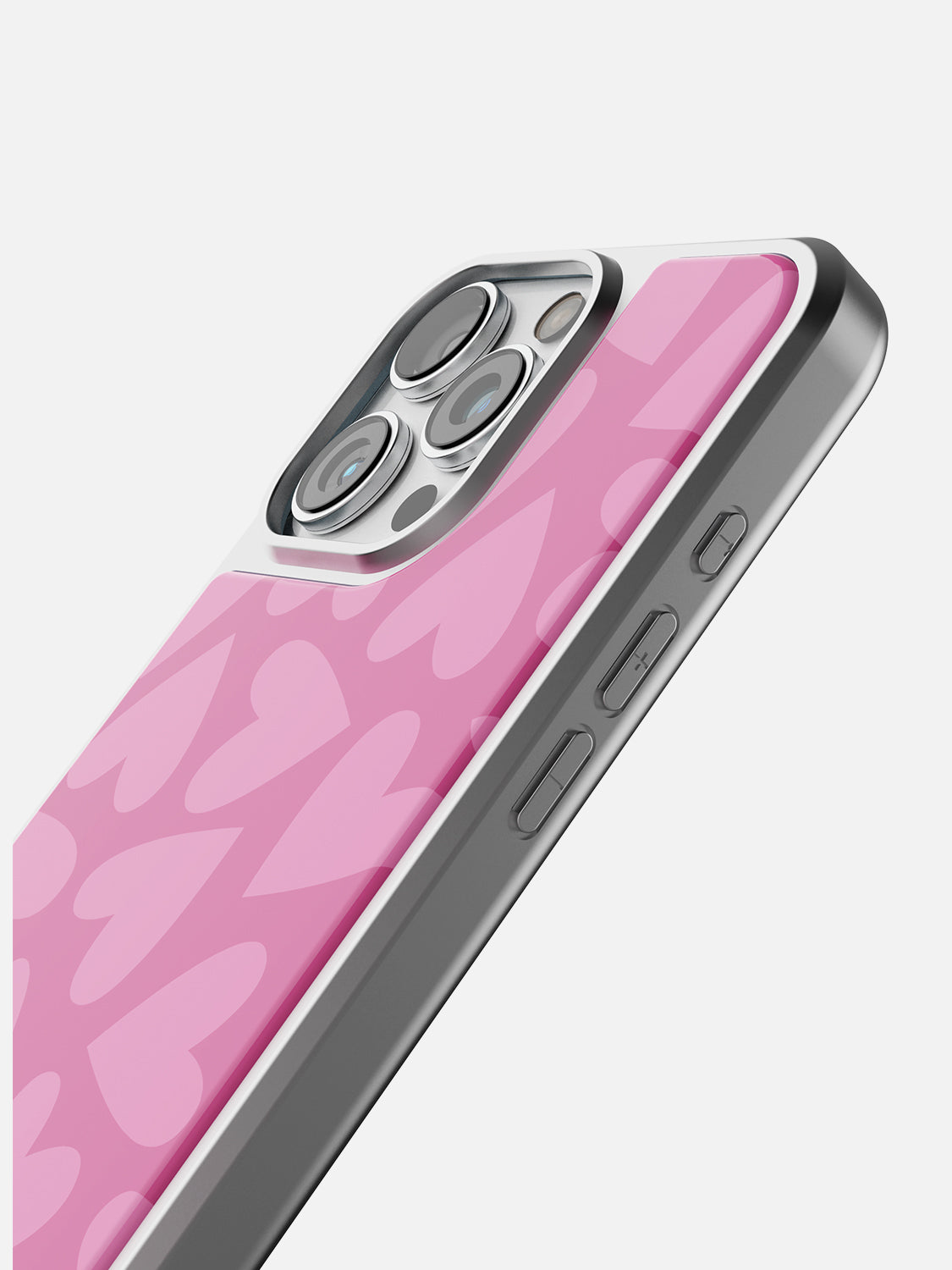 Soft Hearts Glossy Printed Case - iPhone 15 Pro