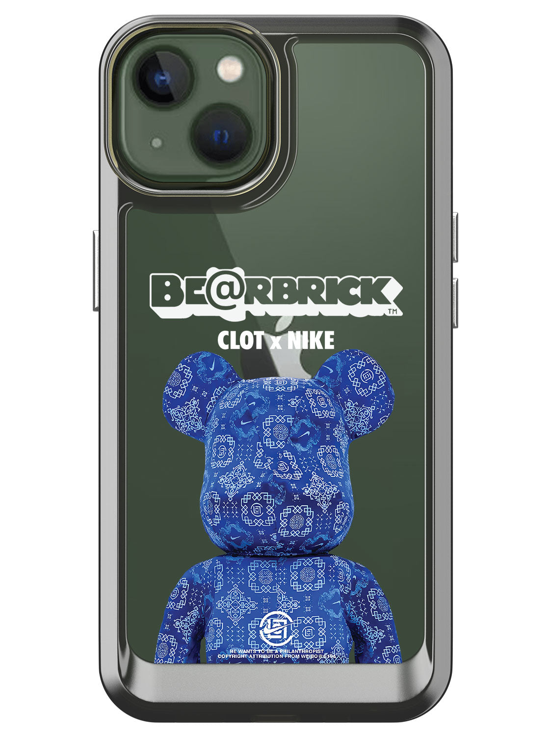Bearbricks Case - iPhone 13 (Blue)