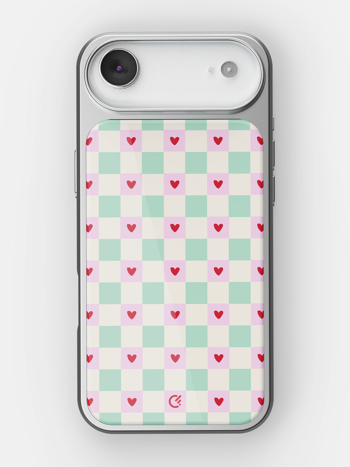 Heart Check Glossy Printed Case - iPhone Air