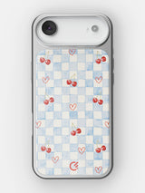 Cherry Heart Gingham Glossy Printed Case - iPhone Air
