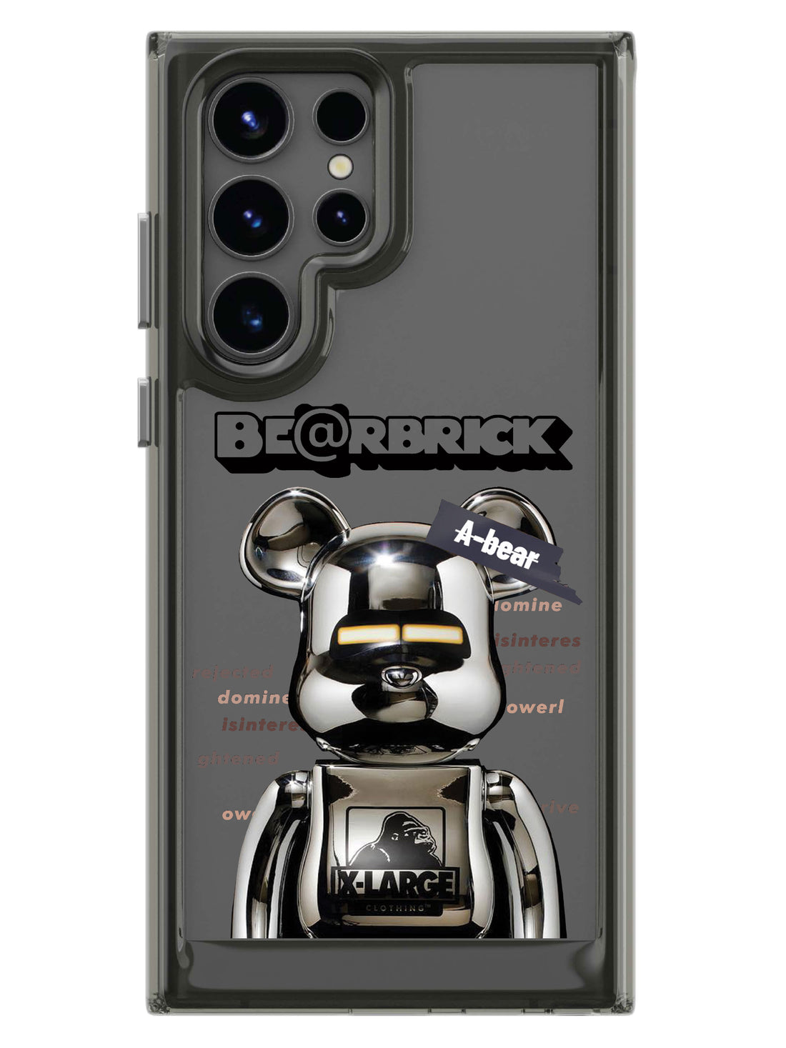 Bearbricks Clear Case - Samsung Galaxy S23 Ultra 5G (Silver)