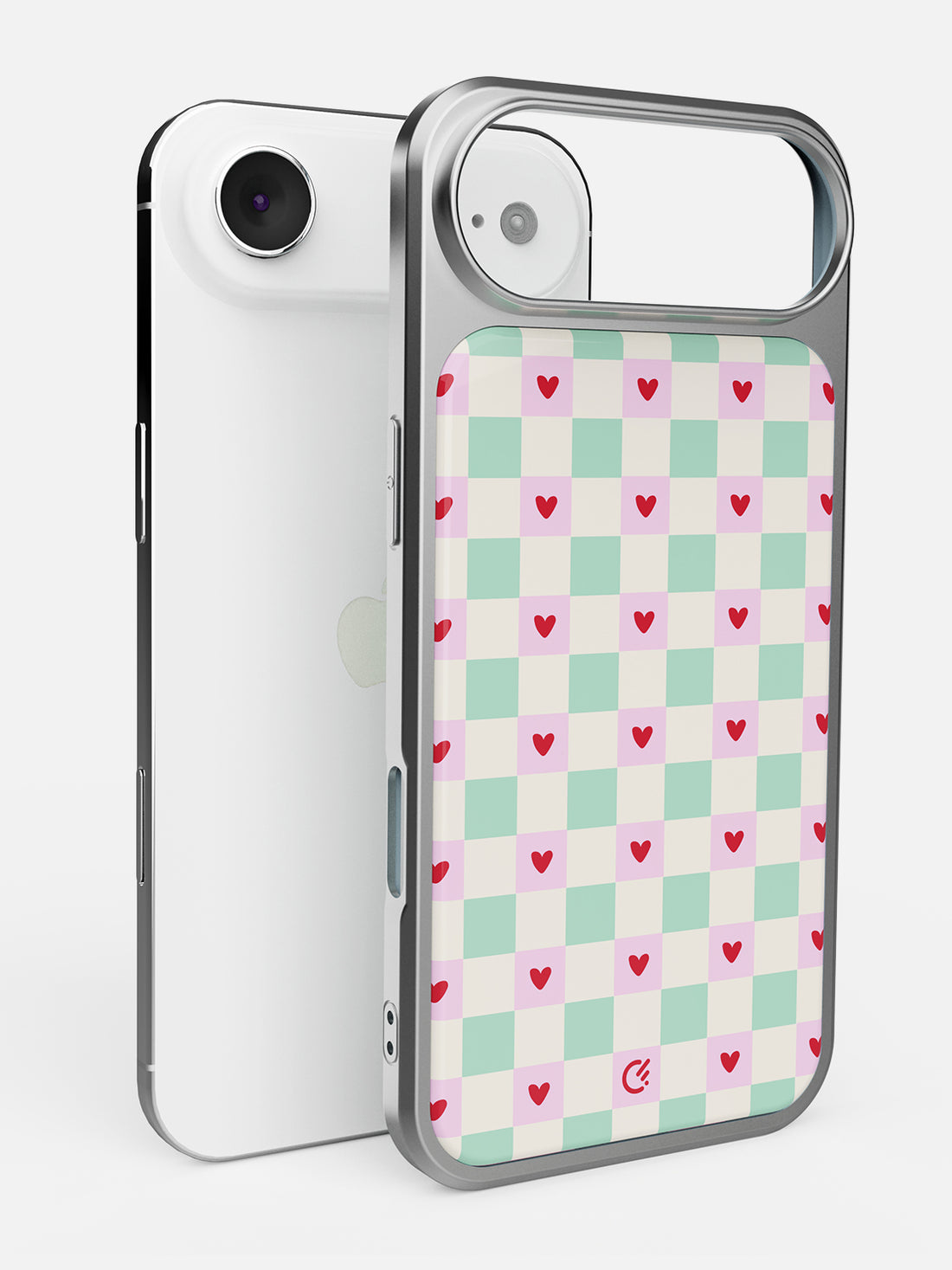 Heart Check Glossy Printed Case - iPhone Air