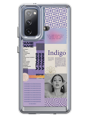Indigo Mood Clear Case - Samsung Galaxy S20 FE 5G