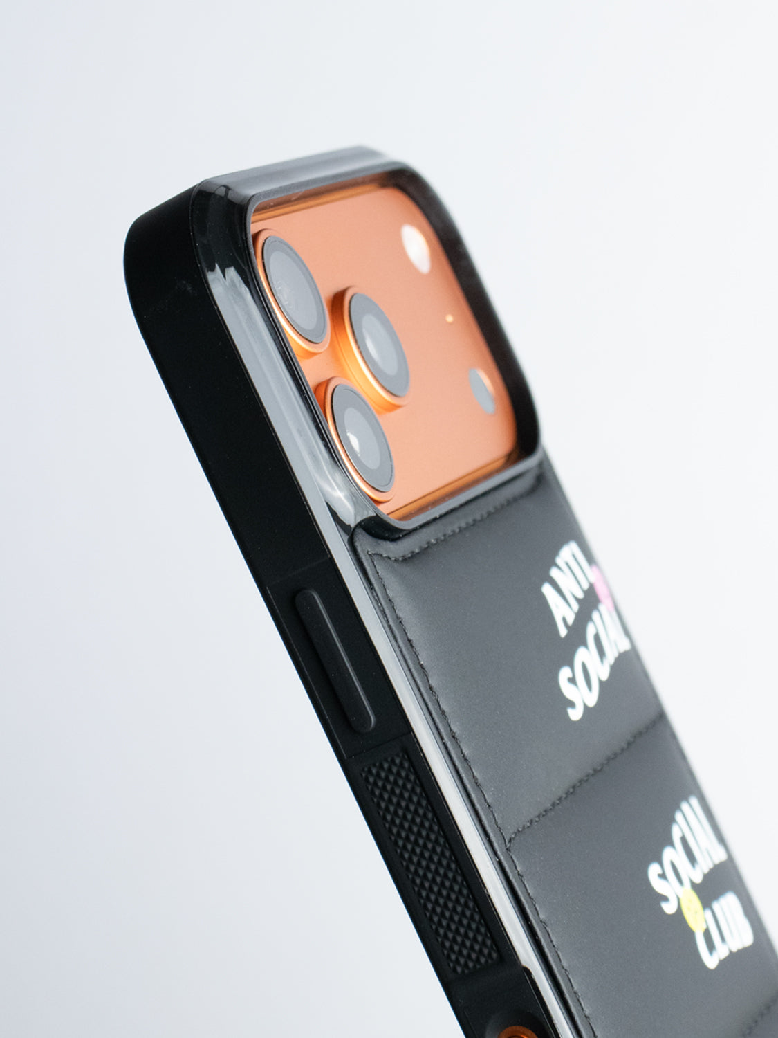 Anti Social Puffer Case - iPhone 17 Pro (Black)