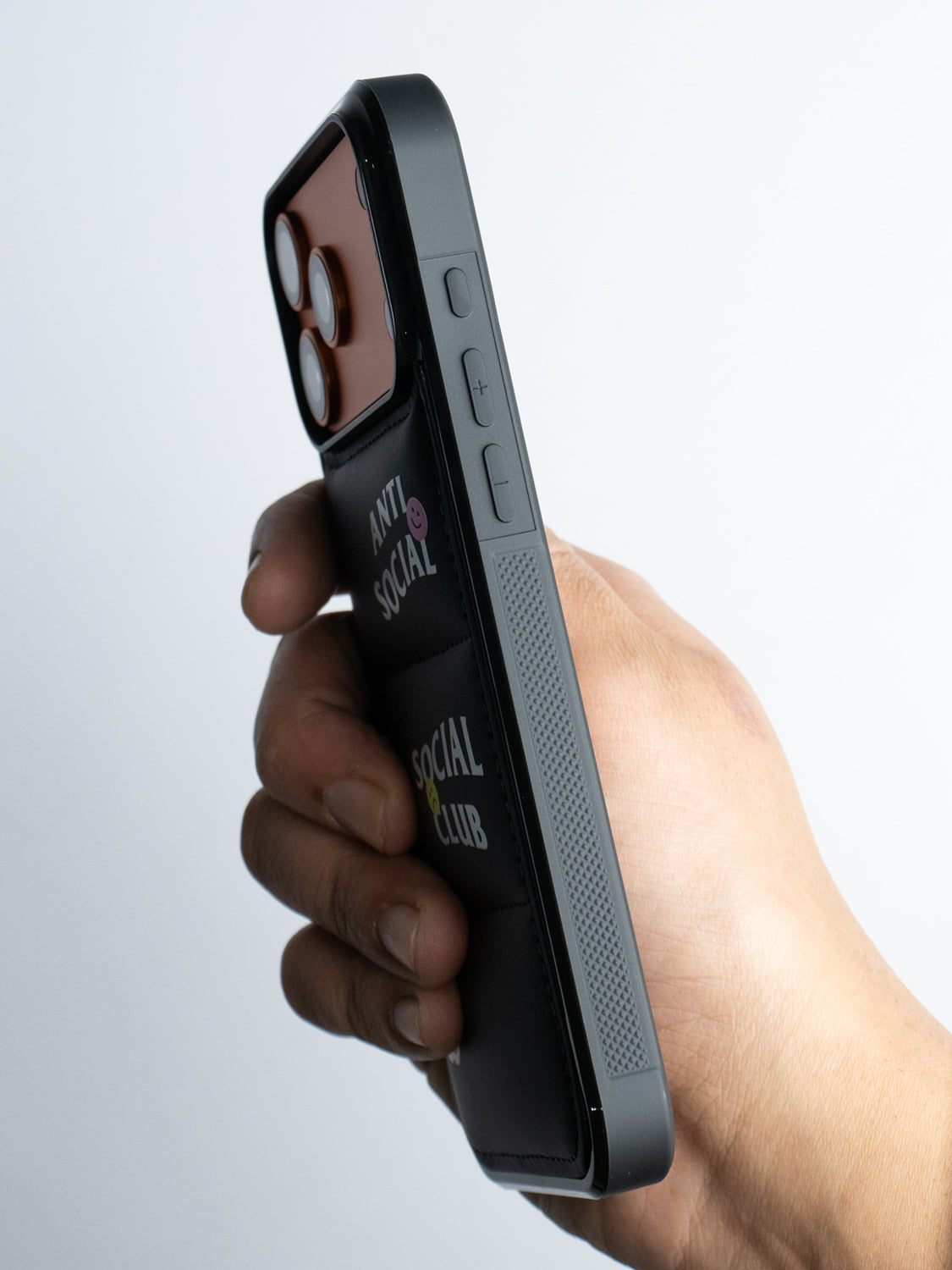 Anti Social Puffer Case - iPhone 17 Pro (Black)
