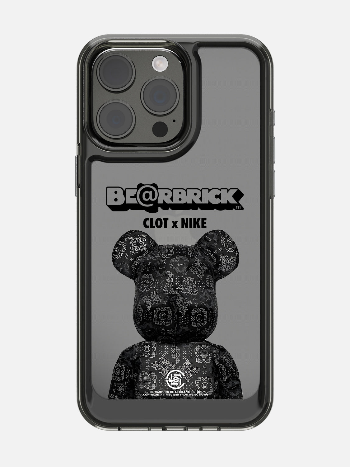 Bearbricks Case - iPhone 15 Pro Max (Black)