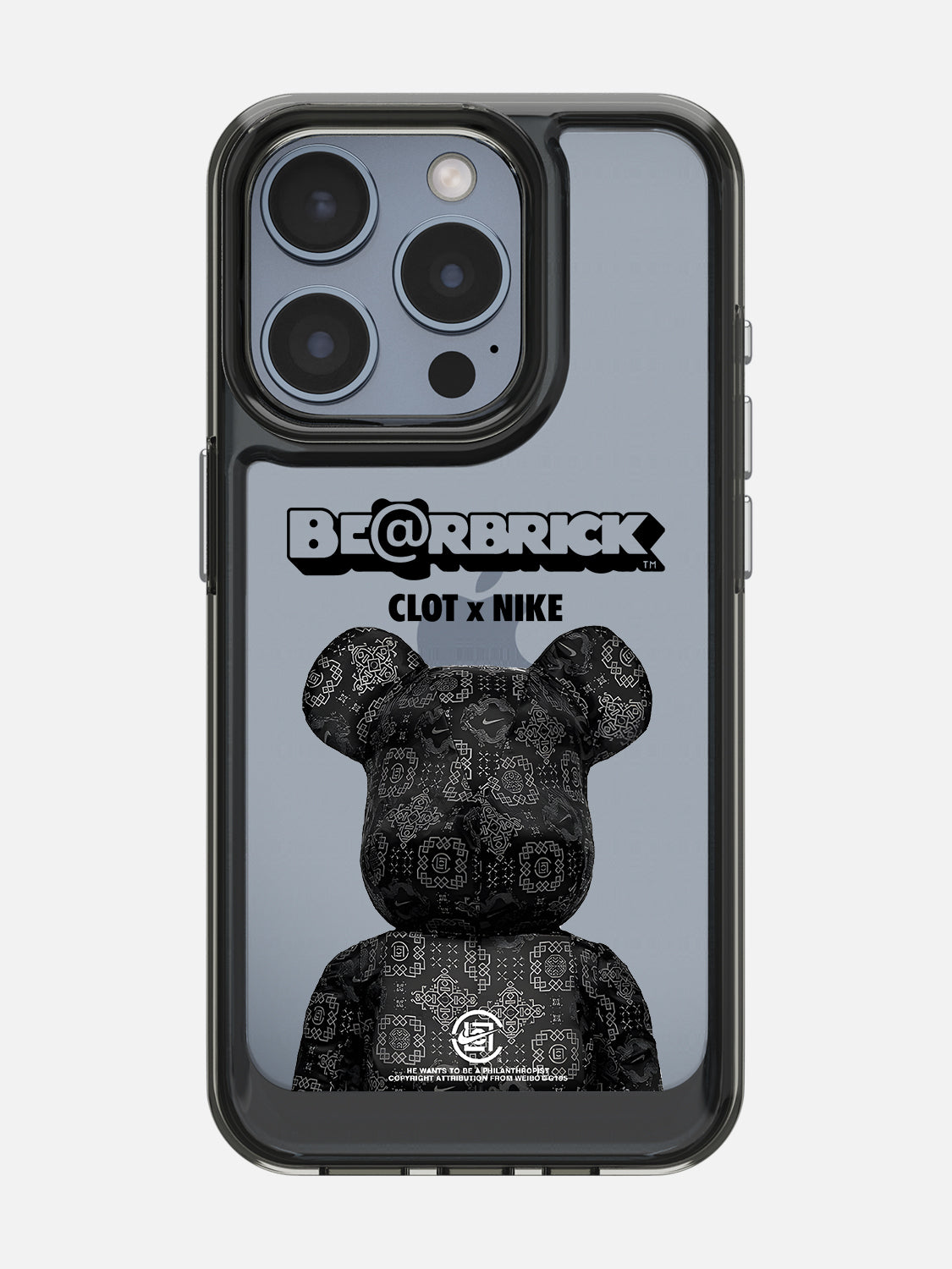 Bearbricks Case - iPhone 15 Pro (Black)