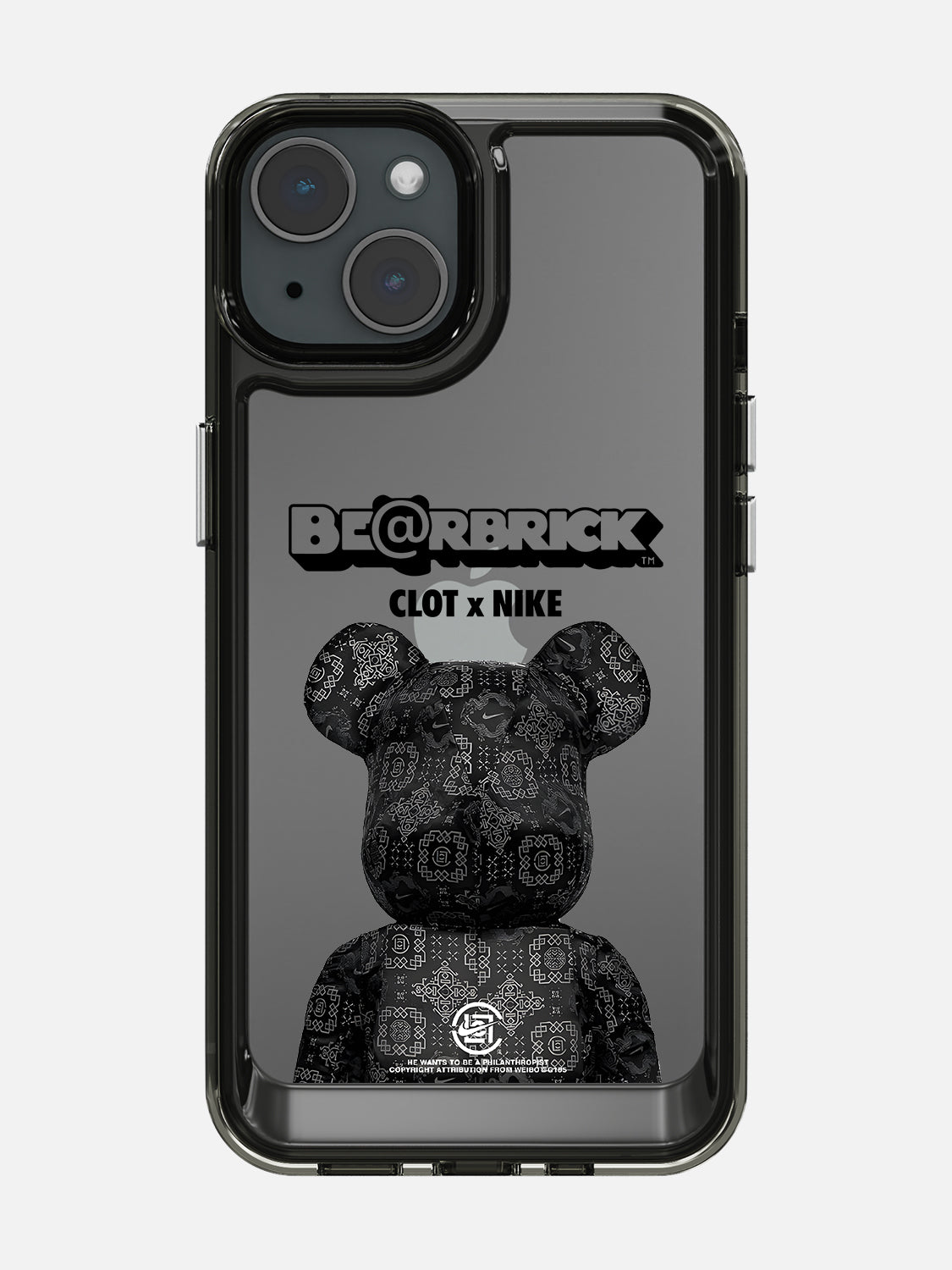 Bearbricks Case - iPhone 15 (Black)