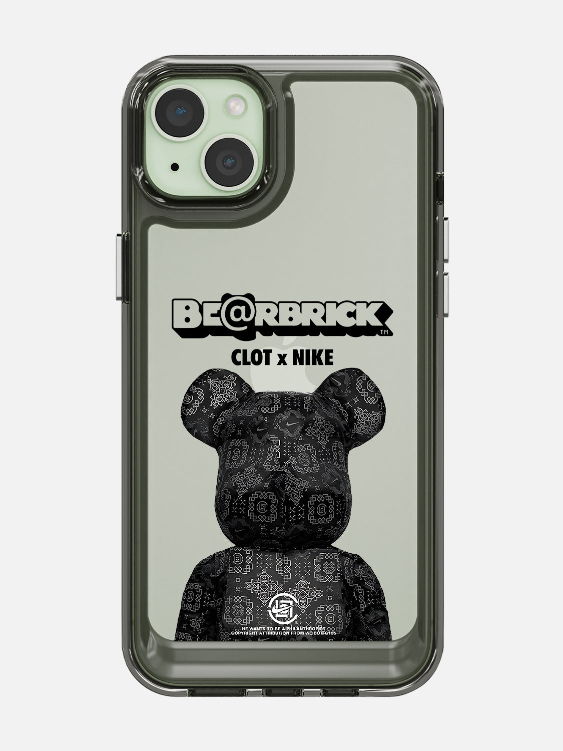Bearbricks Case - iPhone 15 Plus (Black)