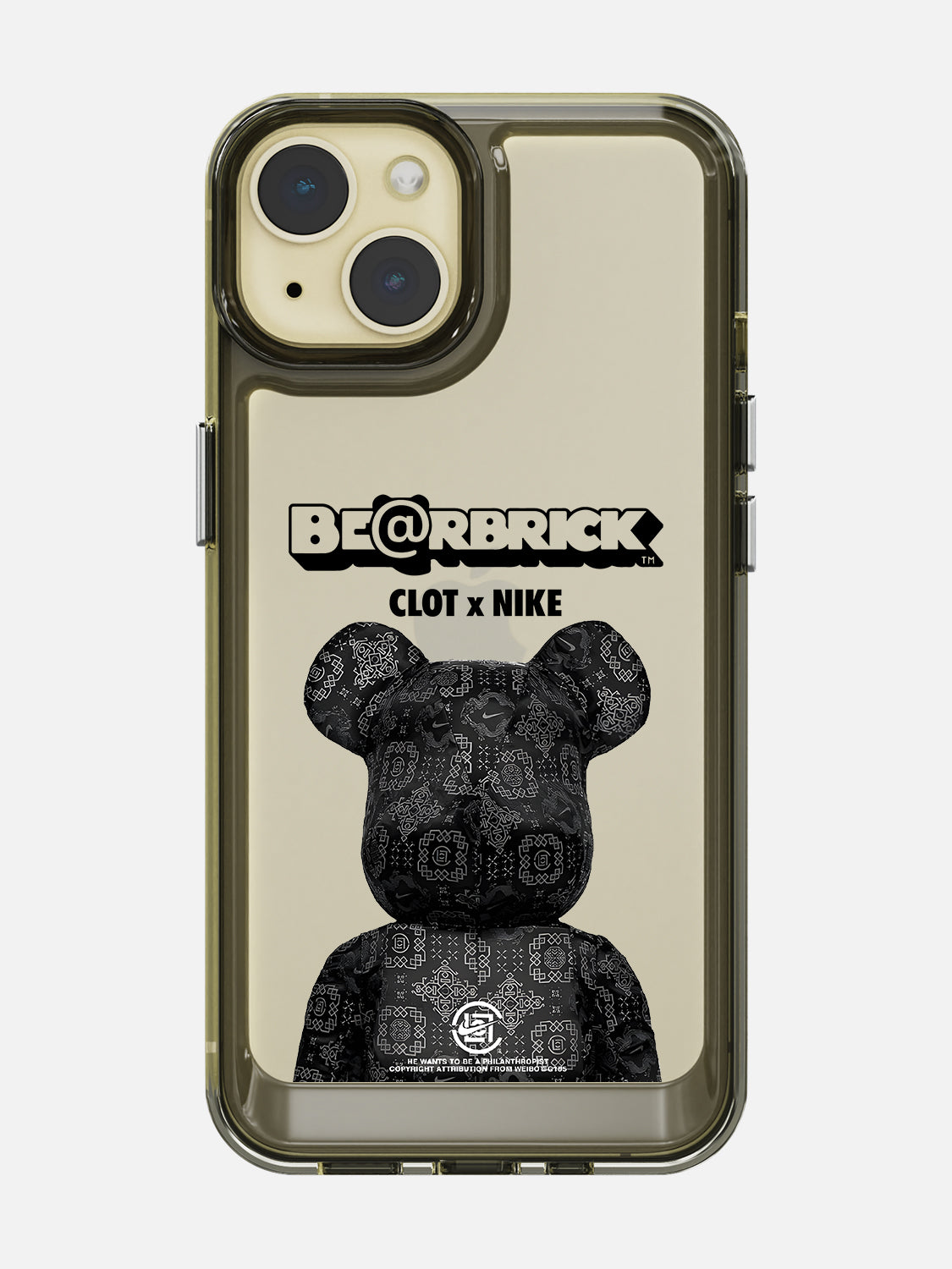 Bearbricks Case - iPhone 15 (Black)