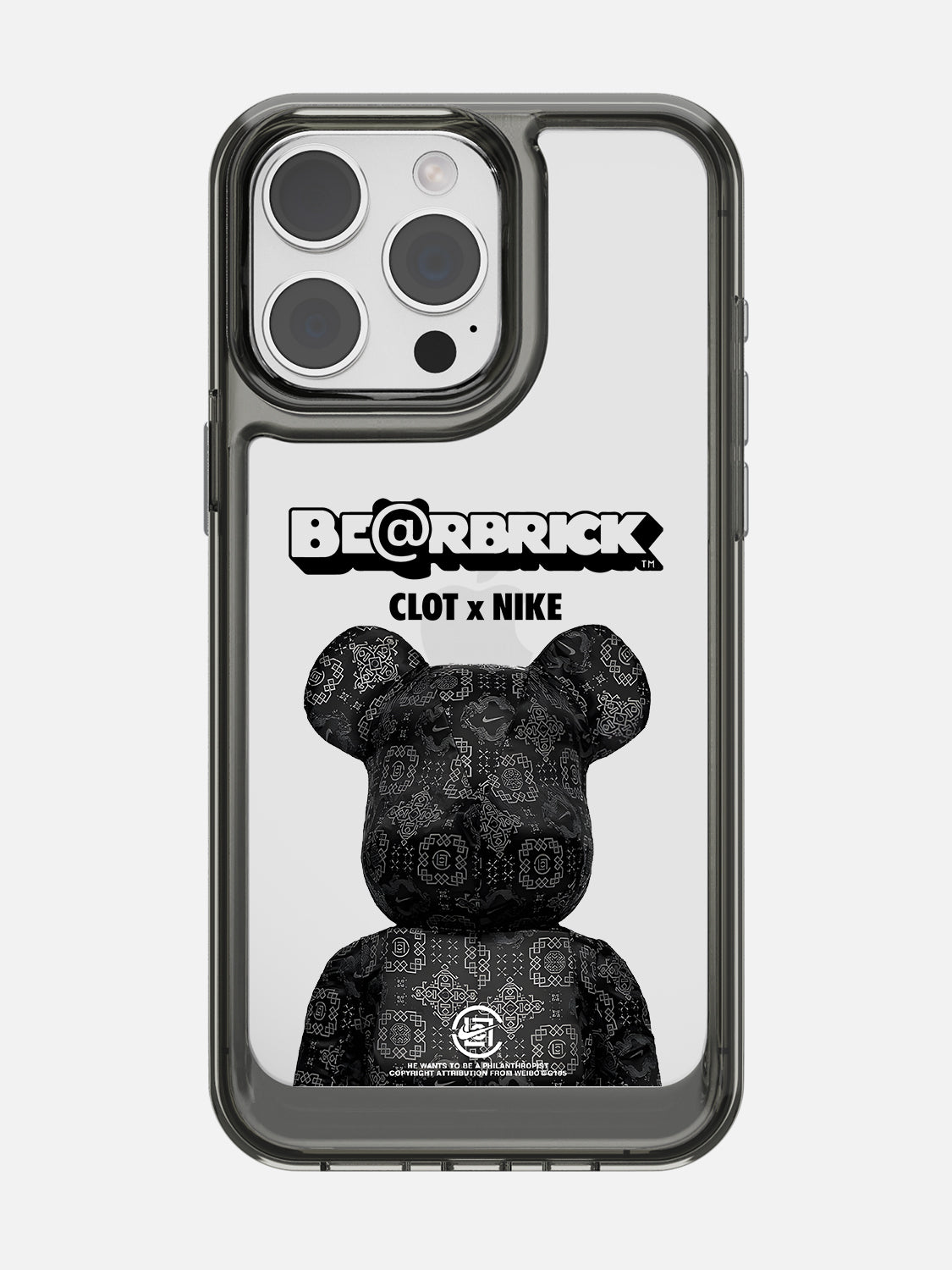 Bearbricks Case - iPhone 15 Pro Max (Black)