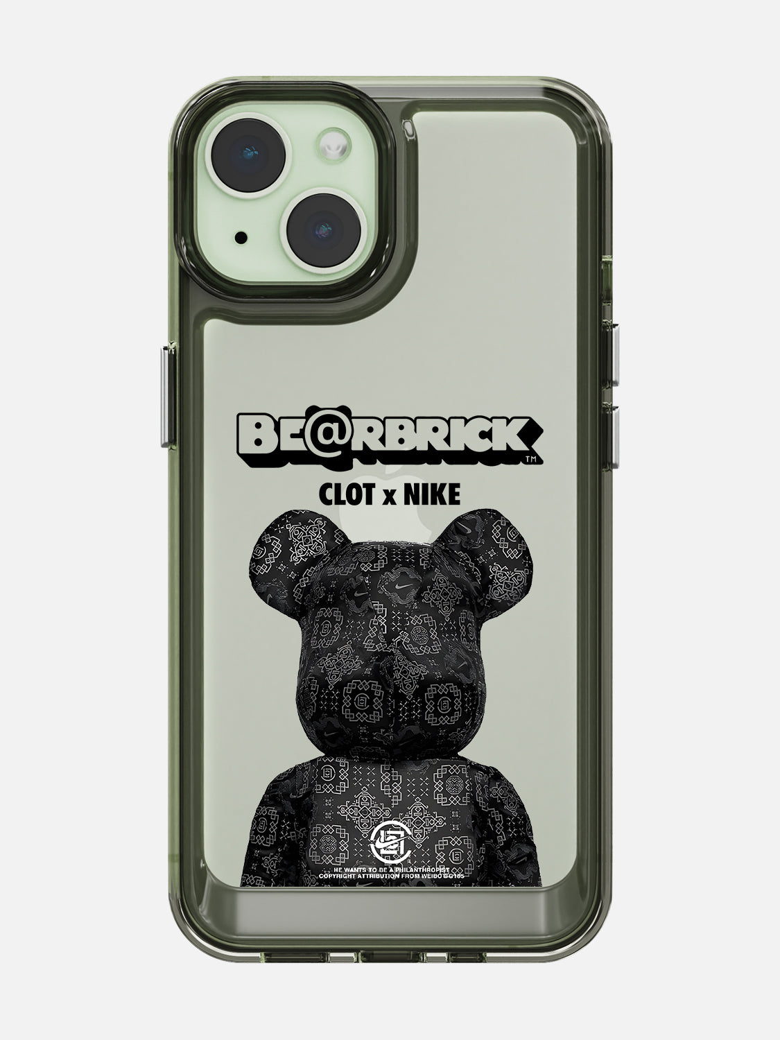 Bearbricks Case - iPhone 15 (Black)