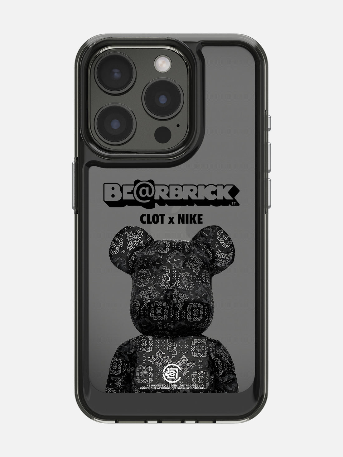 Bearbricks Case - iPhone 15 Pro (Black)