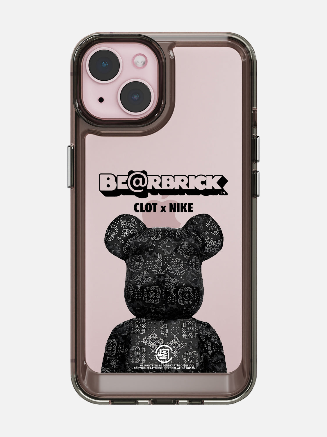 Bearbricks Case - iPhone 15 (Black)