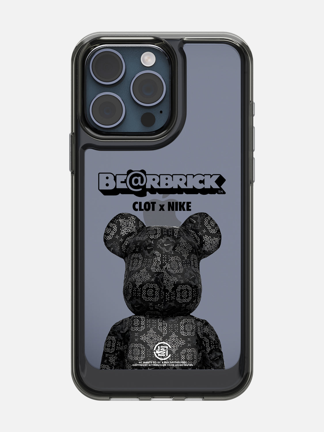 Bearbricks Case - iPhone 15 Pro Max (Black)