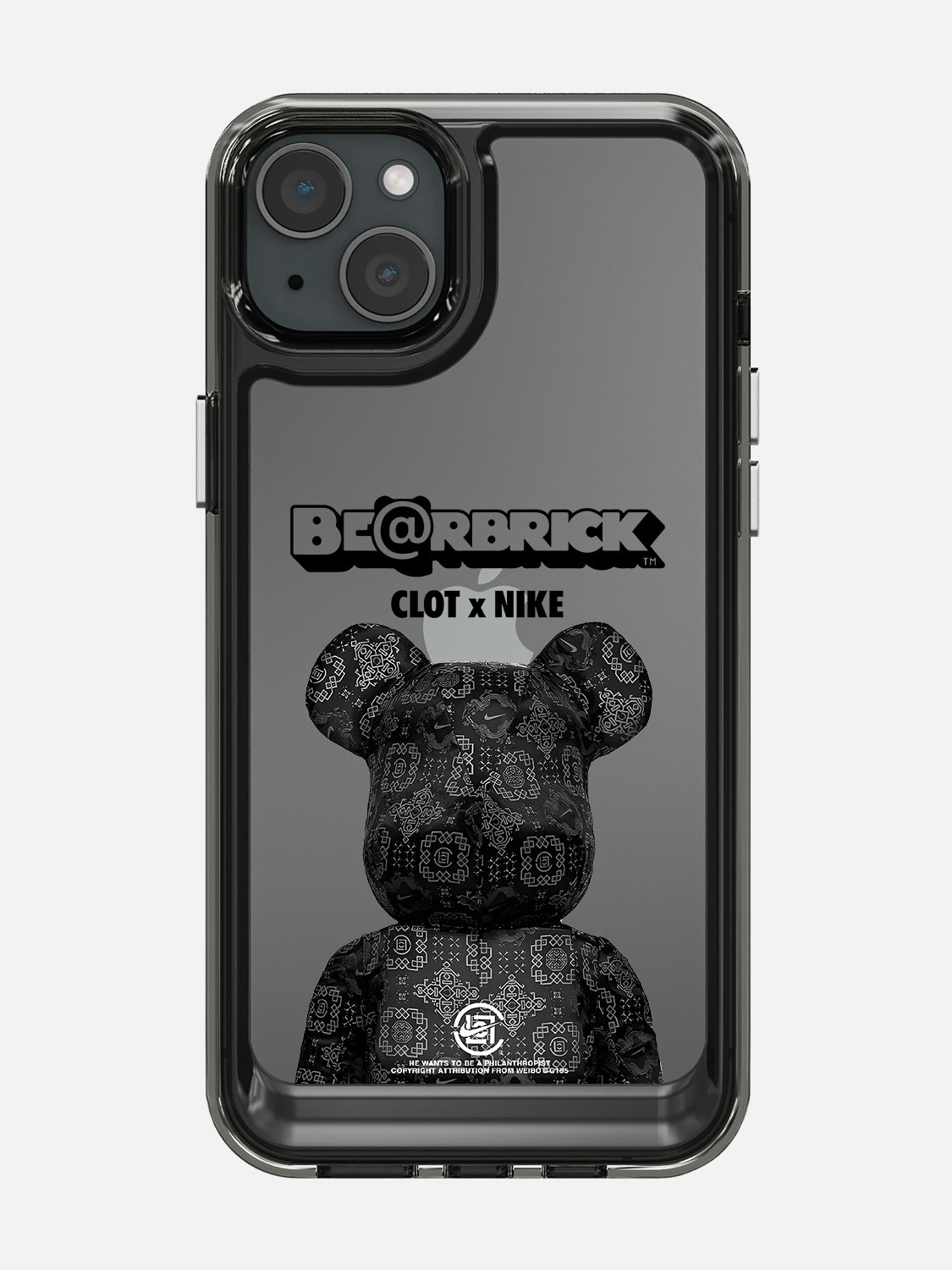 Bearbricks Case - iPhone 15 Plus (Black)