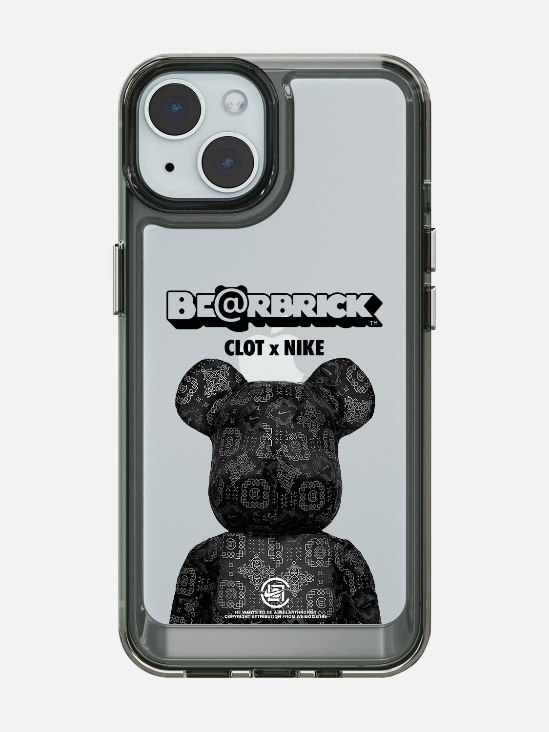 Bearbricks Case - iPhone 15 (Black)