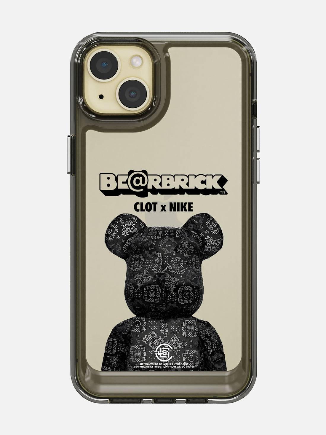 Bearbricks Case - iPhone 15 Plus (Black)