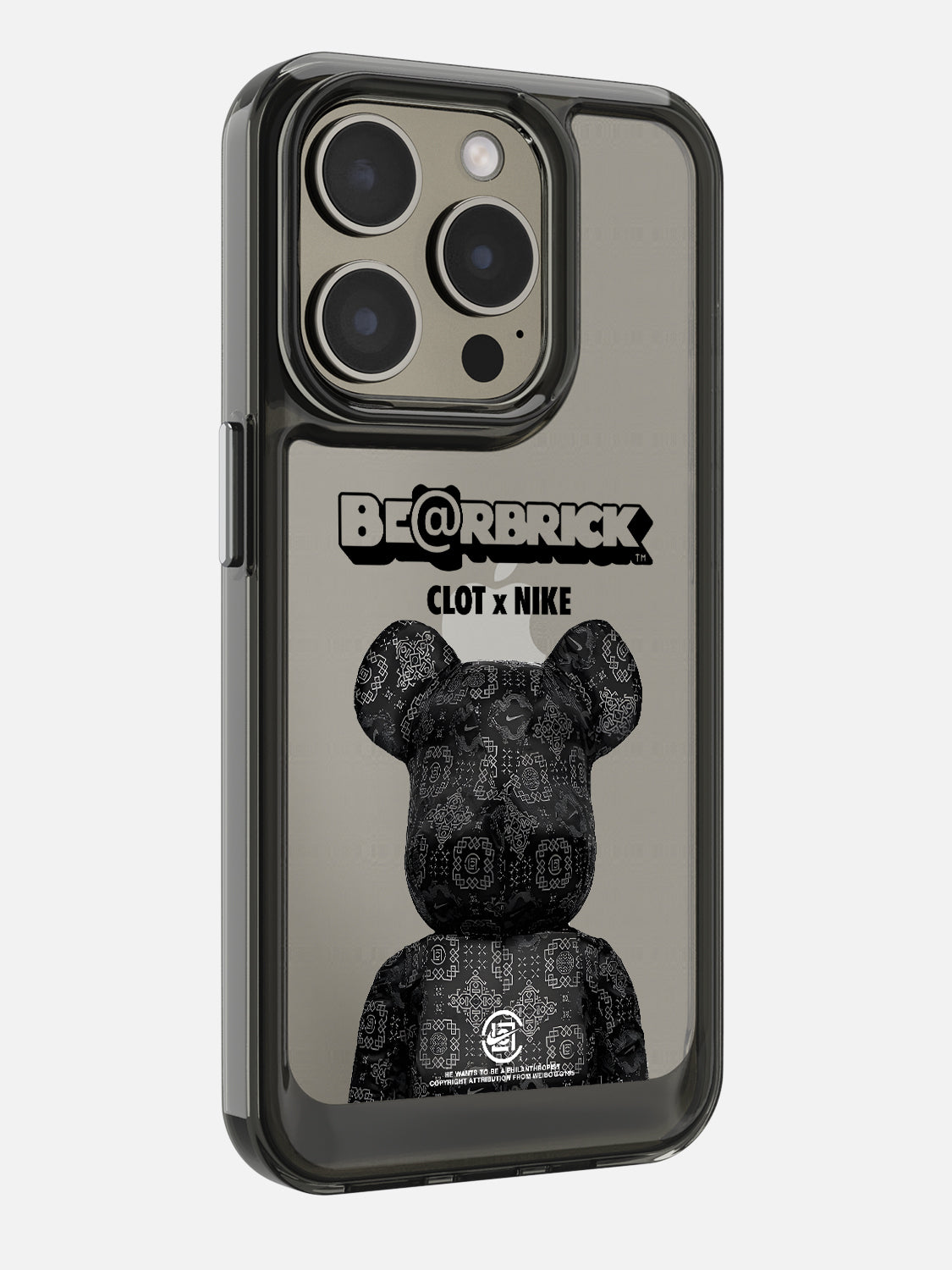 Bearbricks Case - iPhone 15 Pro (Black)