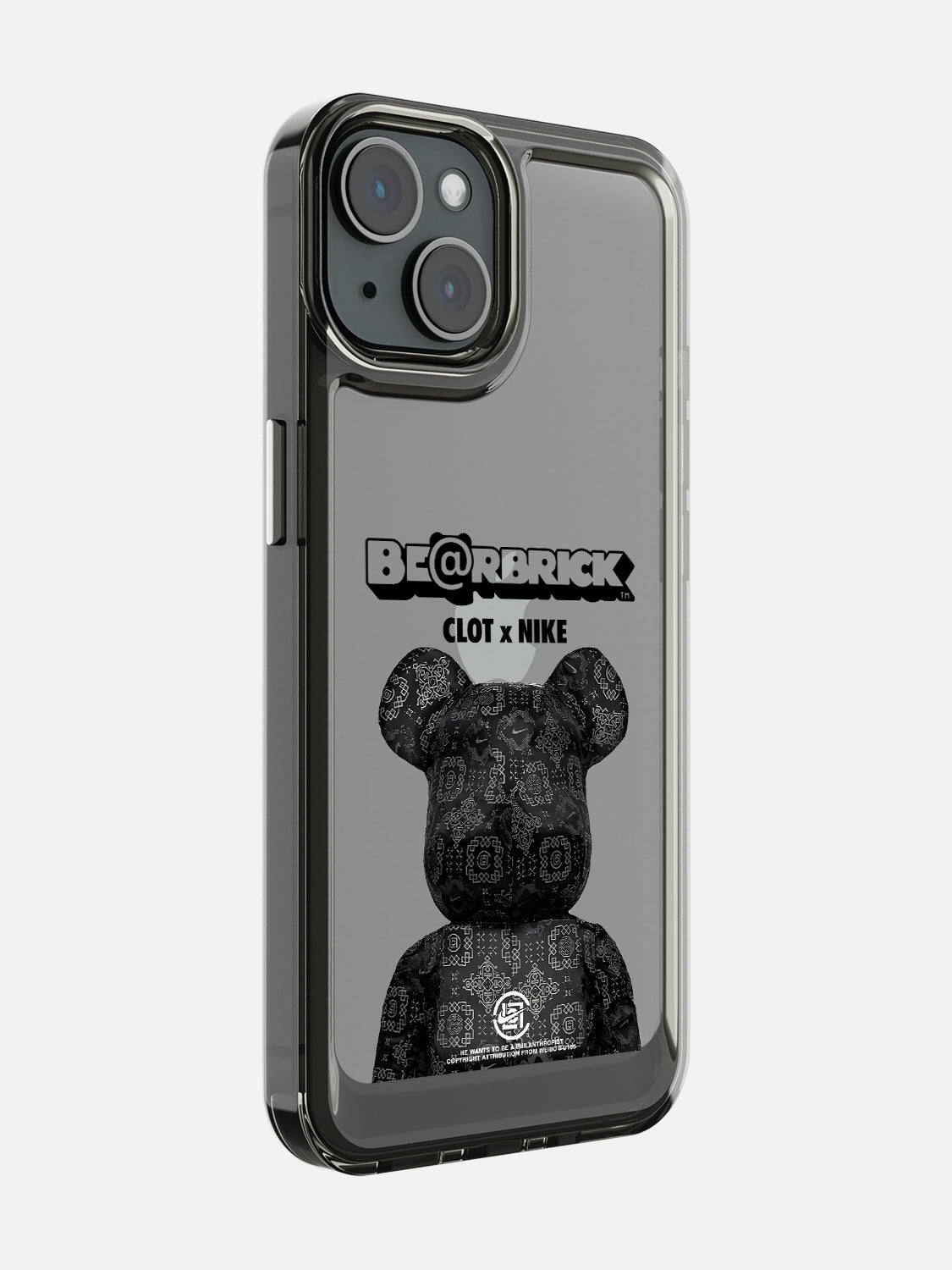 Bearbricks Case - iPhone 15 (Black)