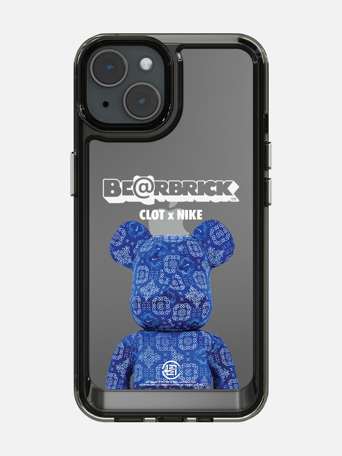Bearbricks Case - iPhone 15 (Blue)