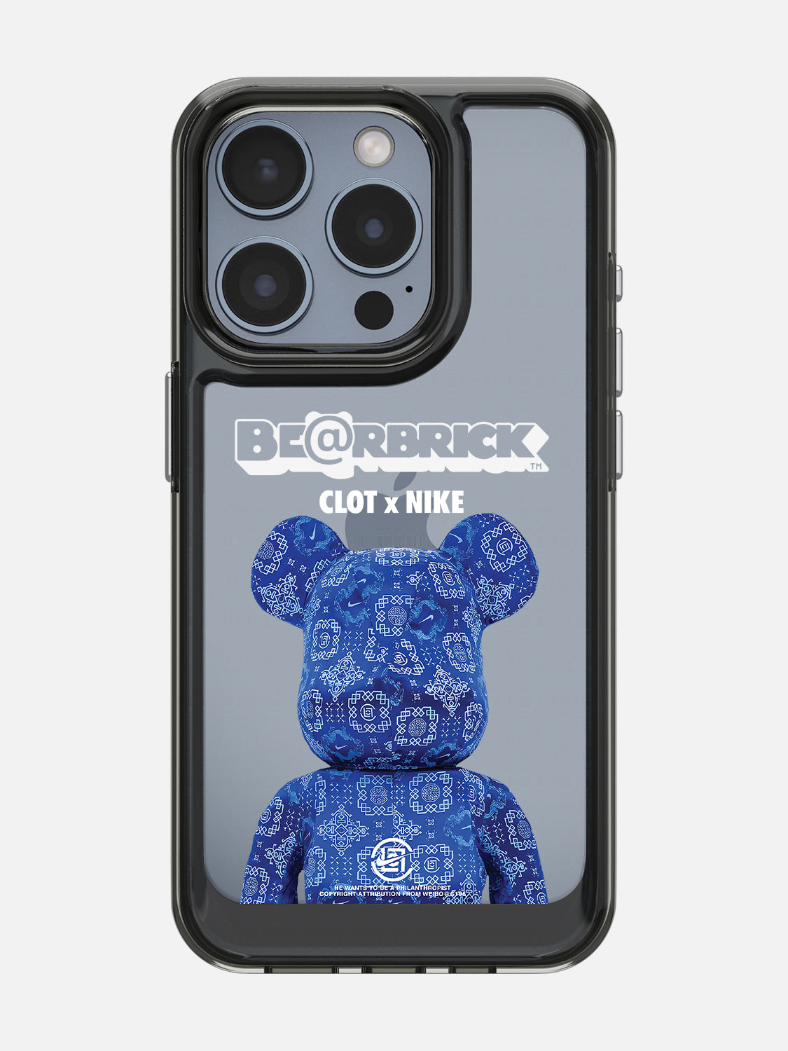 Bearbricks Case - iPhone 15 Pro (Blue)