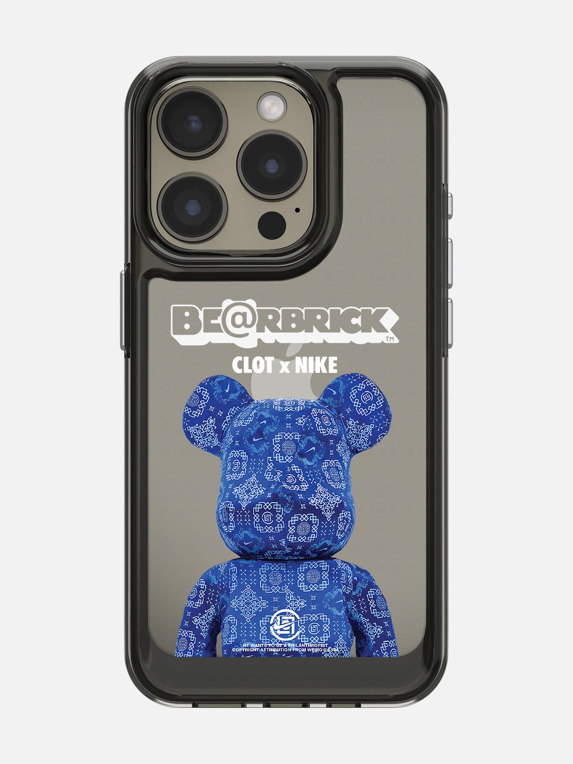 Bearbricks Case - iPhone 15 Pro (Blue)