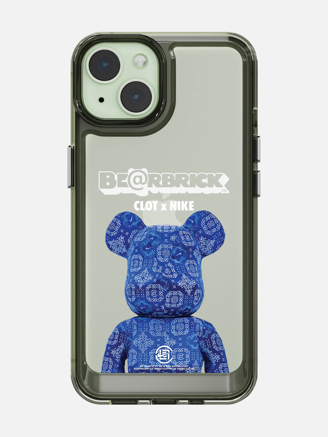 Bearbricks Case - iPhone 15 (Blue)