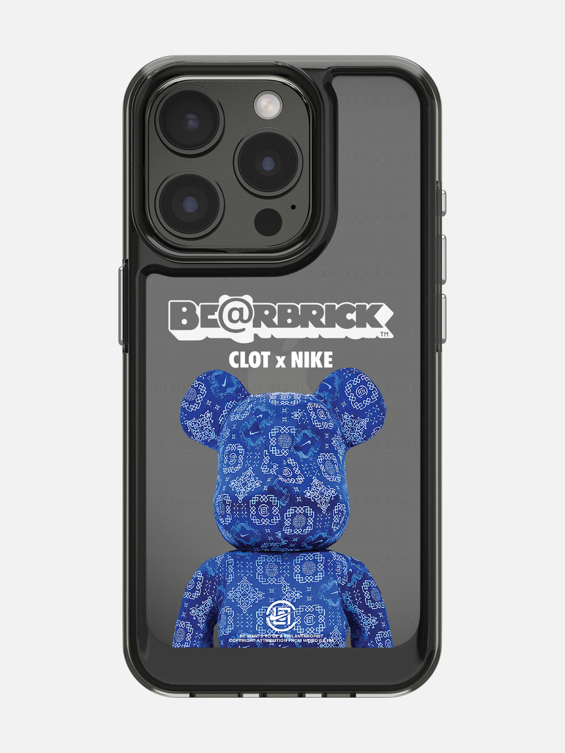 Bearbricks Case - iPhone 15 Pro (Blue)