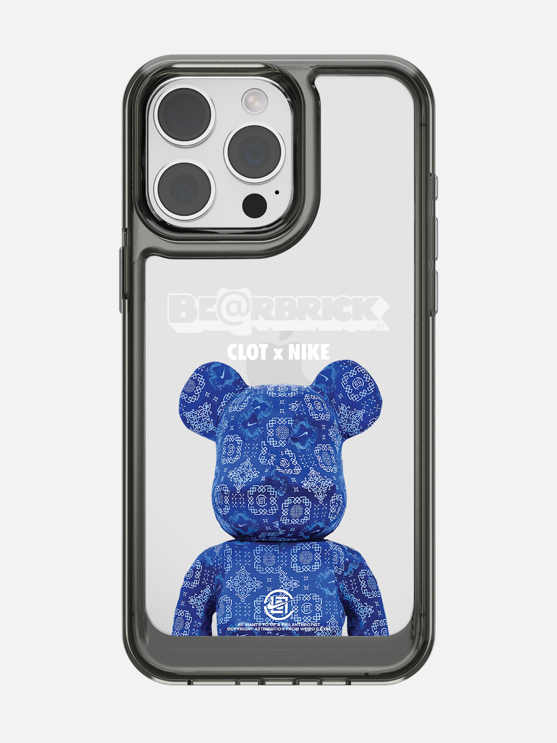 Bearbricks Case - iPhone 15 Pro Max (Blue)