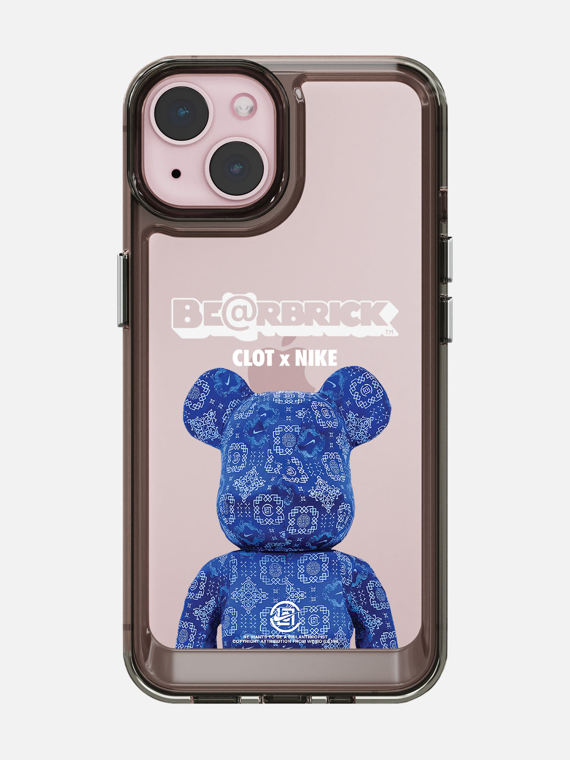 Bearbricks Case - iPhone 15 (Blue)