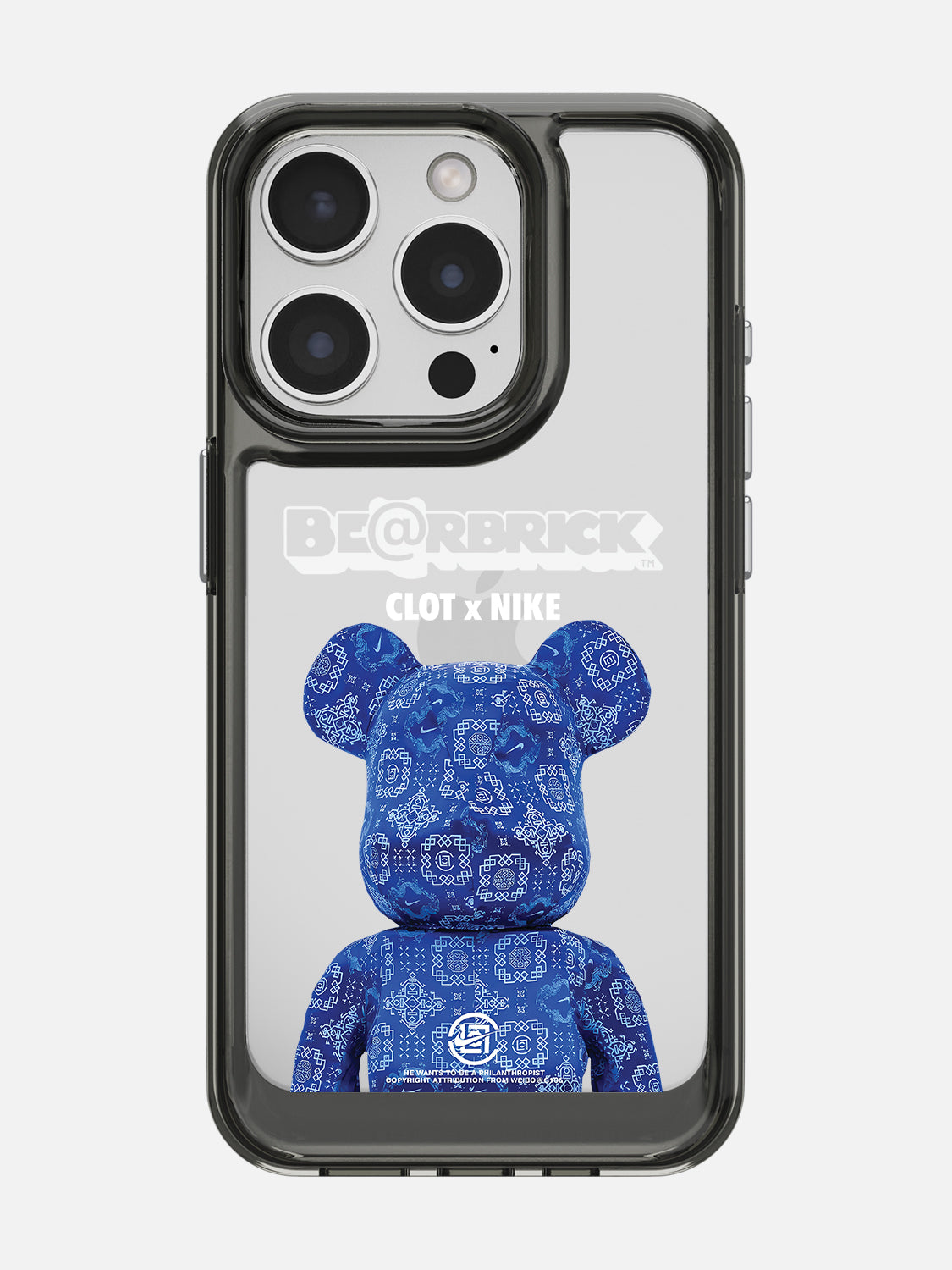 Bearbricks Case - iPhone 15 Pro (Blue)