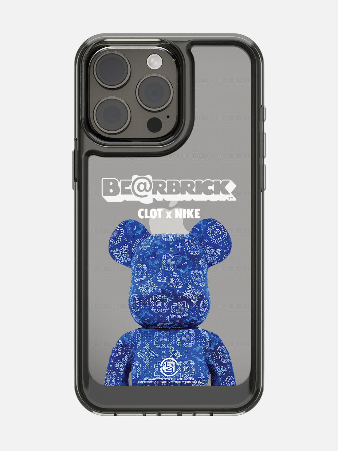 Bearbricks Case - iPhone 15 Pro Max (Blue)