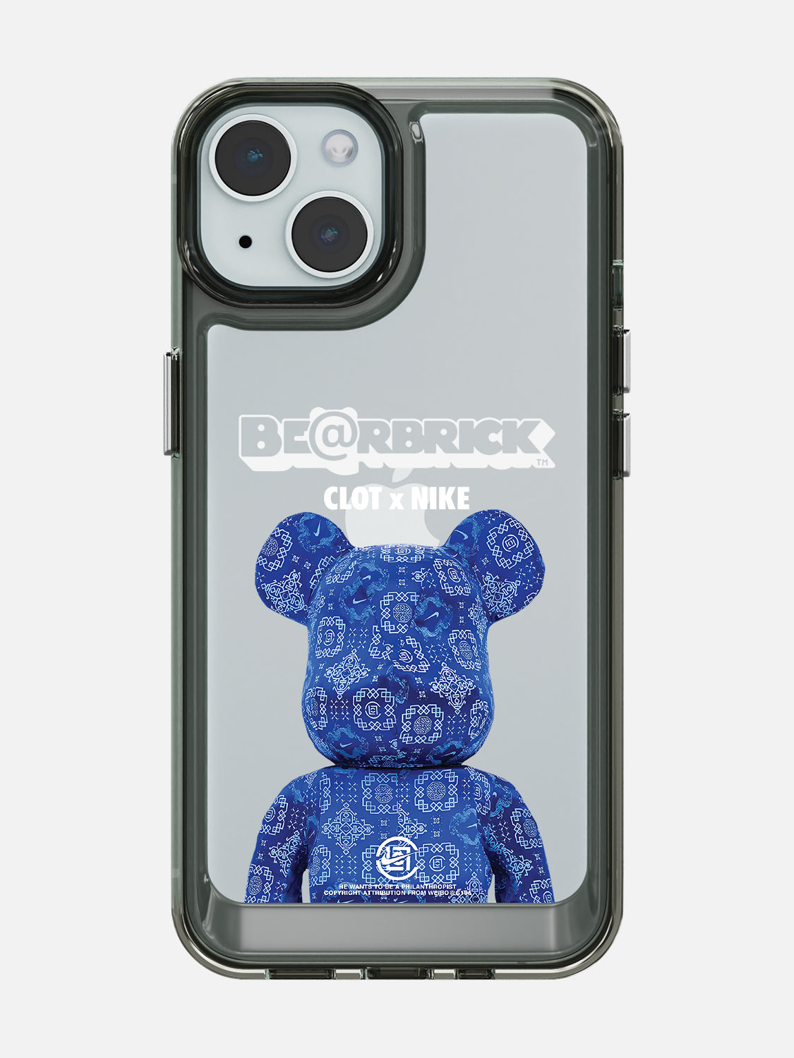Bearbricks Case - iPhone 15 (Blue)