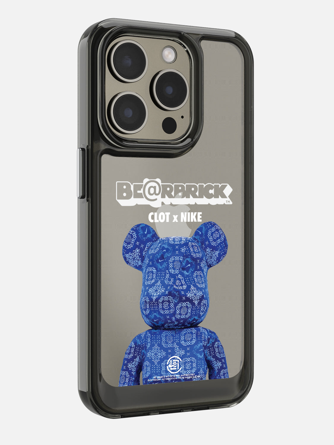 Bearbricks Case - iPhone 15 Pro (Blue)