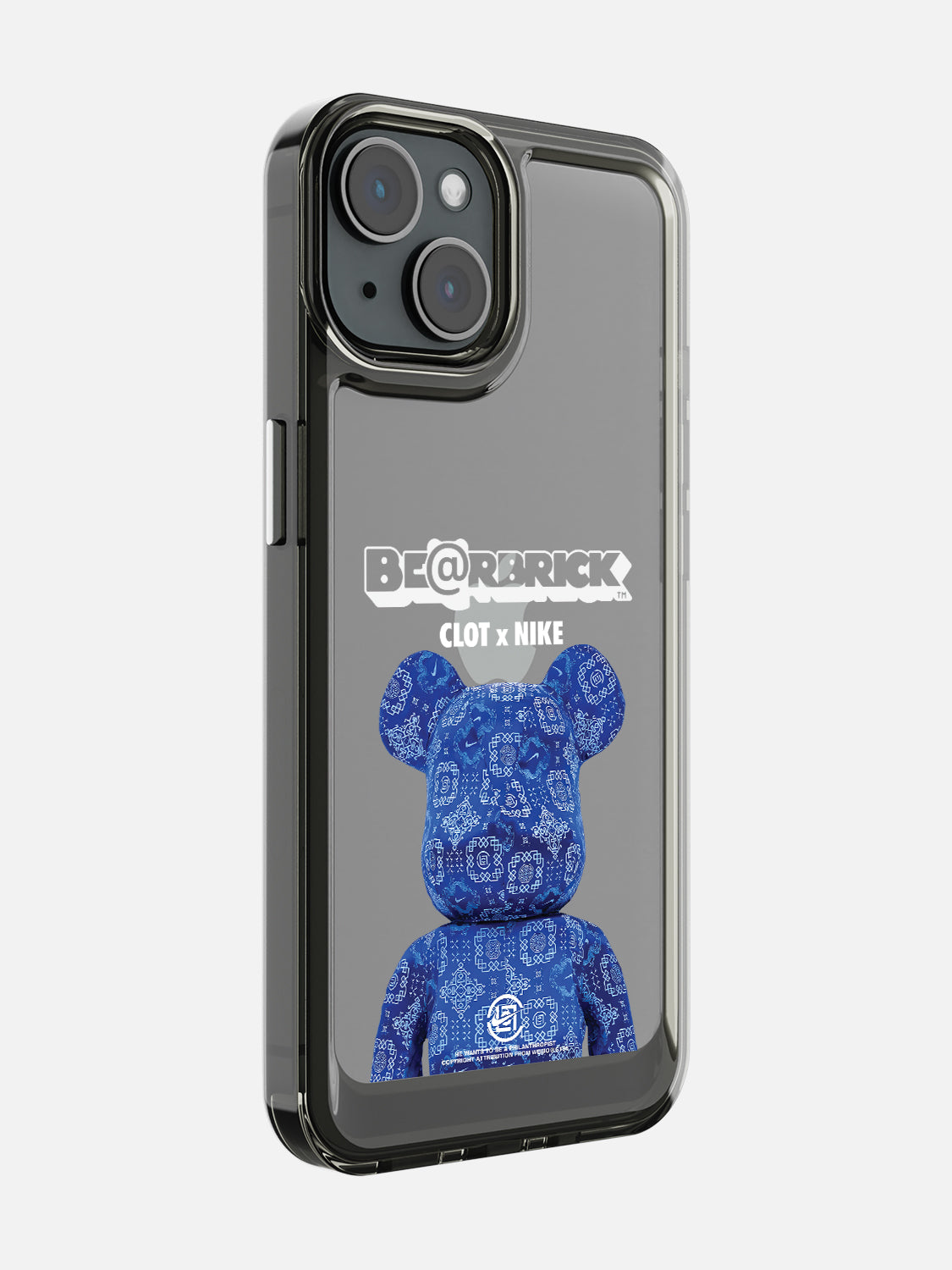 Bearbricks Case - iPhone 15 (Blue)